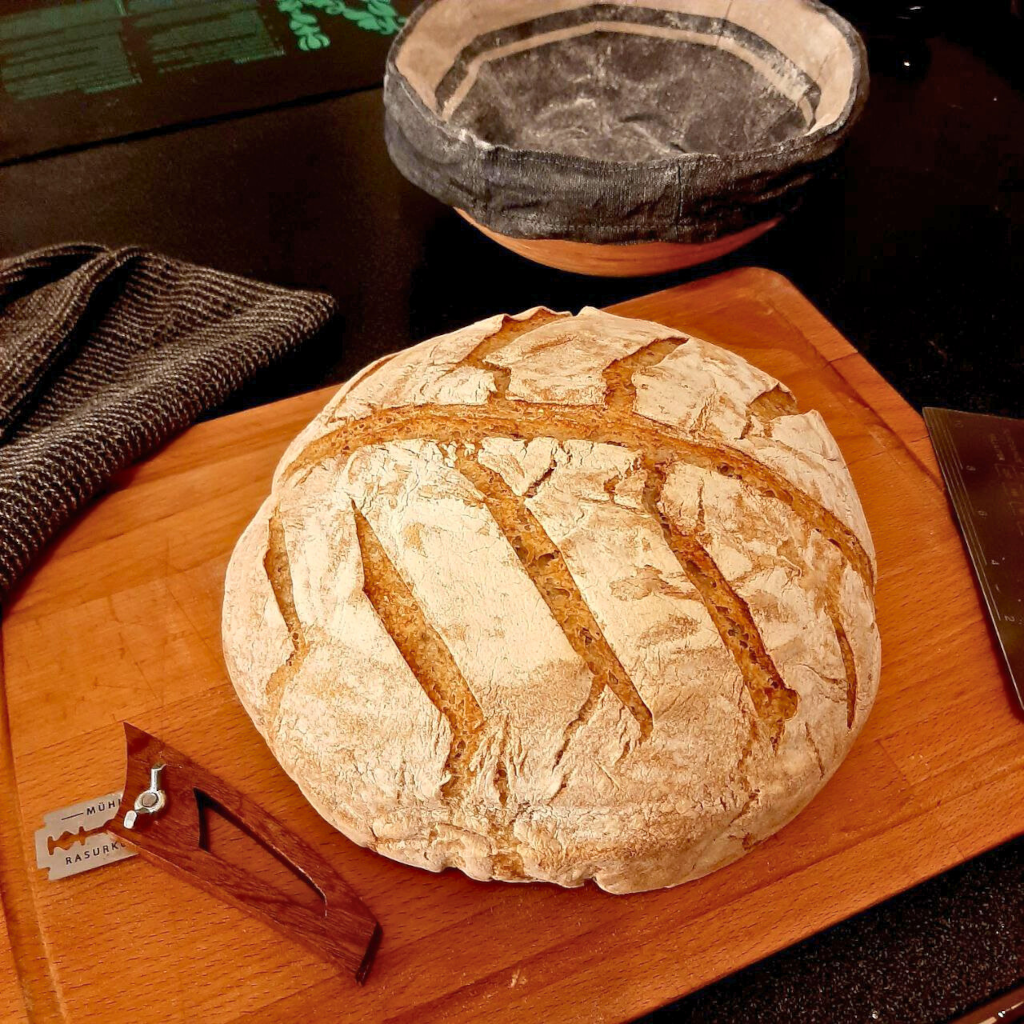 A picture of a sourdough bread